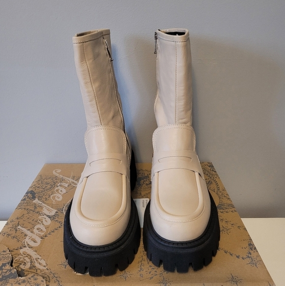 Free People Madison Loafer Boot In Afterglow, BNWT, Size 39 - Picture 3 of 12